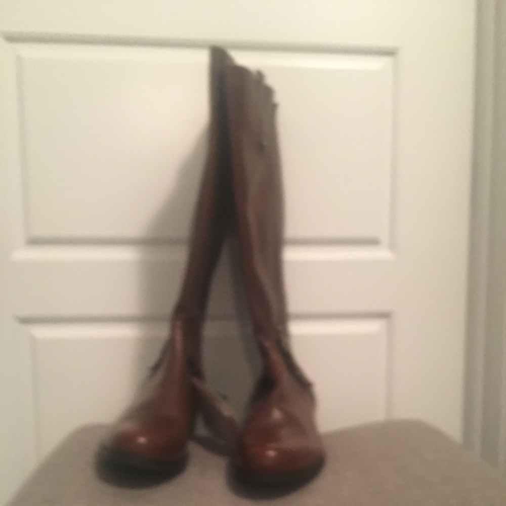Blondo brown waterproof leather tall boots